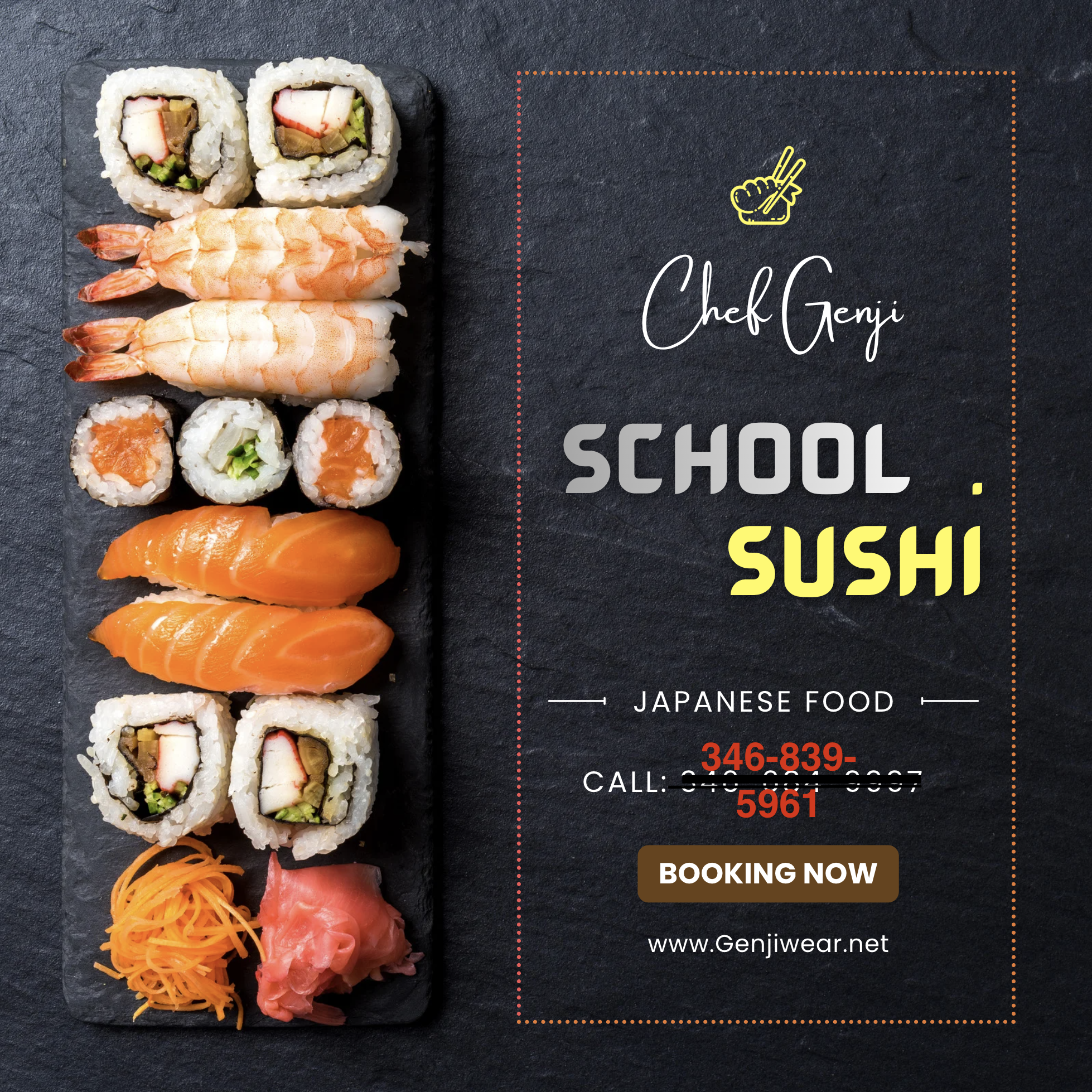 Chef Genji - School Sushi - Japanese Food